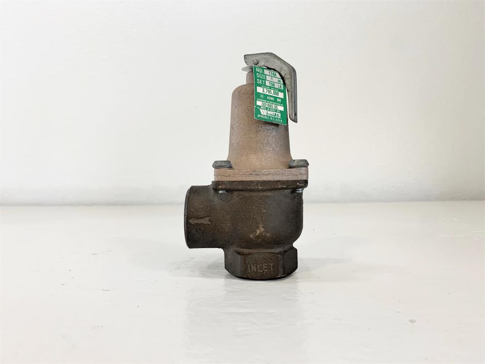 Watts 1" NPT 150# Bronze Relief Valve M1, 174A